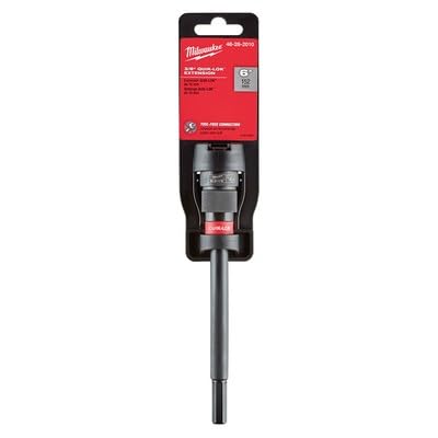 Milwaukee 6-inch QUIK-LOK hex extension with 3/8-inch hex drive in packaging.