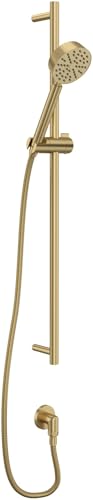 Rohl Handshower Set With 31" Slide Bar and Single Function Handshower in Antique Gold - 0126SBHS1AG