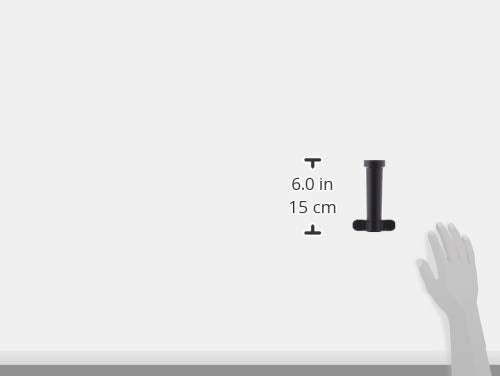 Black cylindrical wrench tool measuring 6.0 inches with measurement scale reference shown.