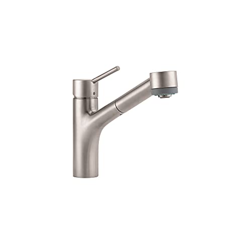 Hansgrohe 06462860 Talis S Kitchen Faucet, 2-Spray Pull-Out, 1.75 GPM in Steel Optic