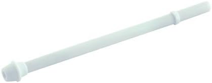 White PEX faucet supply riser with compression sleeves on both ends, 30 inches long.