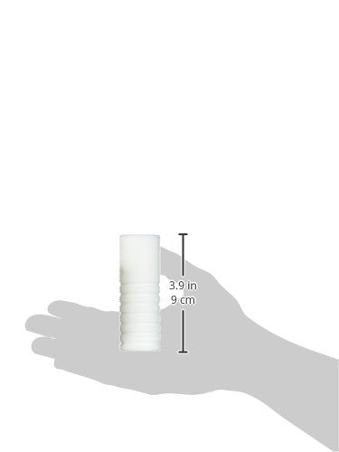 Chrome-finished cylindrical extension for volume control, approximately 3.9 inches tall, shown in hand for scale.