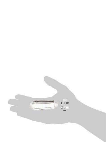 Metal lever handle accent with clear finish, approximately 1.1 inches long, shown in hand for scale.