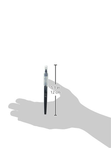 Stainless steel faucet aerator assembly shown with scale measurement of 5.1 inches.