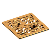 Newport Brass 4 inch Square Floral Design Shower Drain