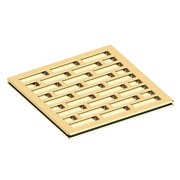 Newport Brass 4 inch Square Lined Design Shower Drain