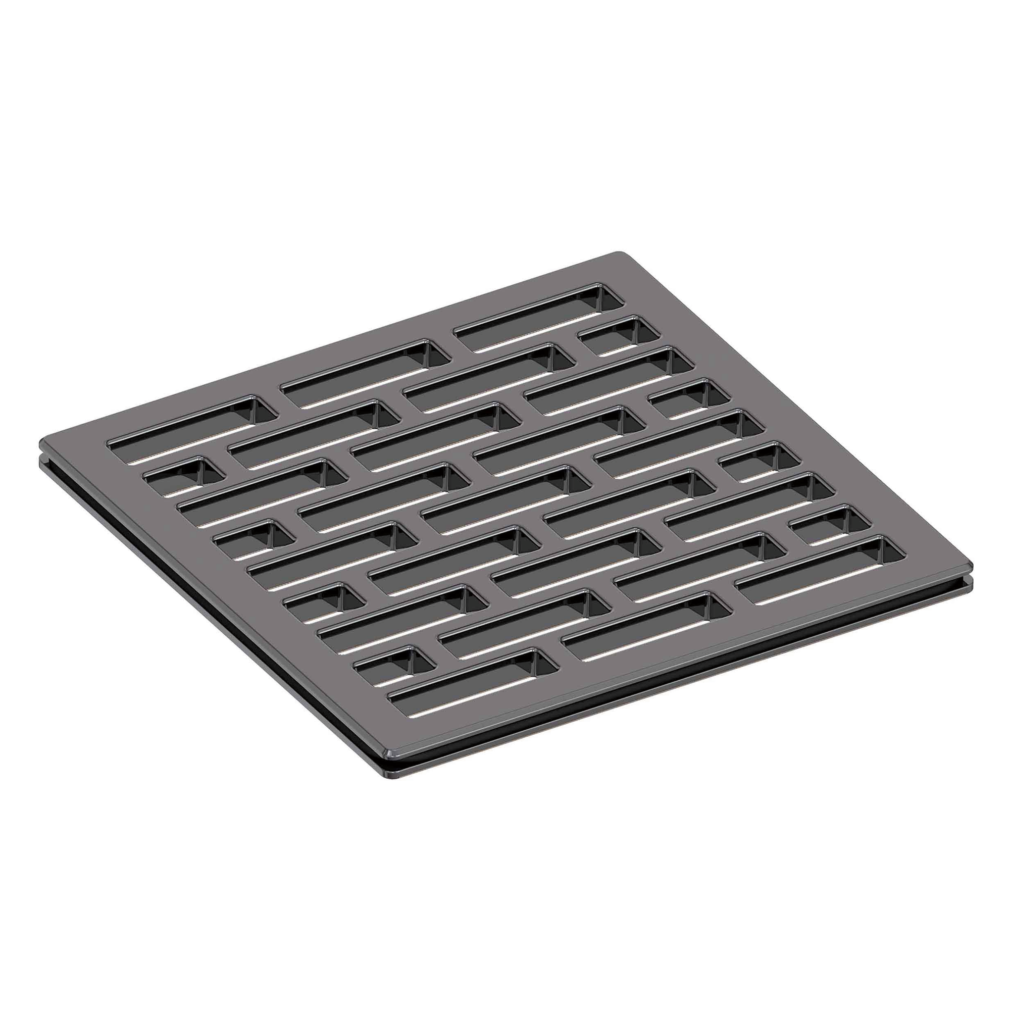 Newport Brass 4 inch Square Lined Design Shower Drain