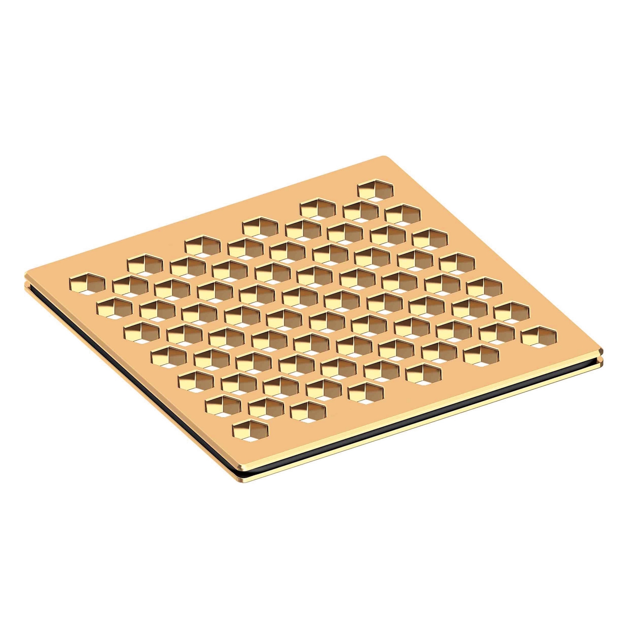 Newport Brass 4 inch Square Hex Design Shower Drain