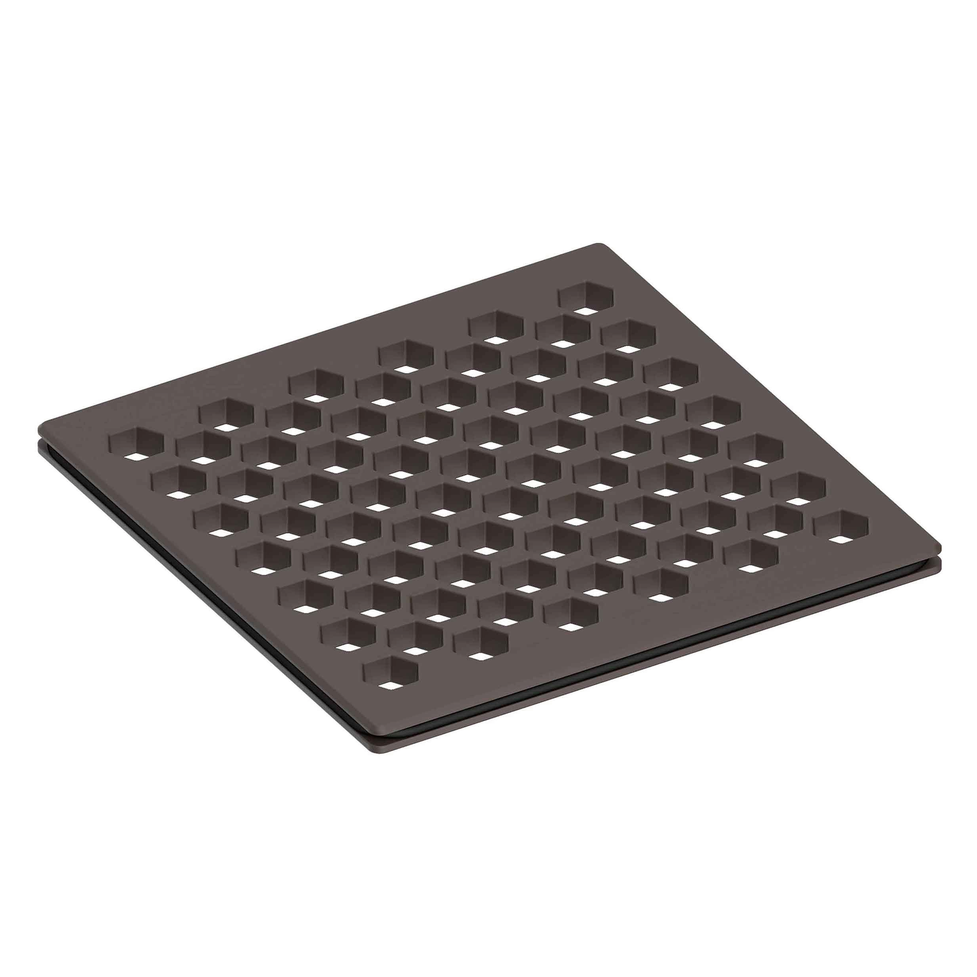 Newport Brass 4 inch Square Hex Design Shower Drain