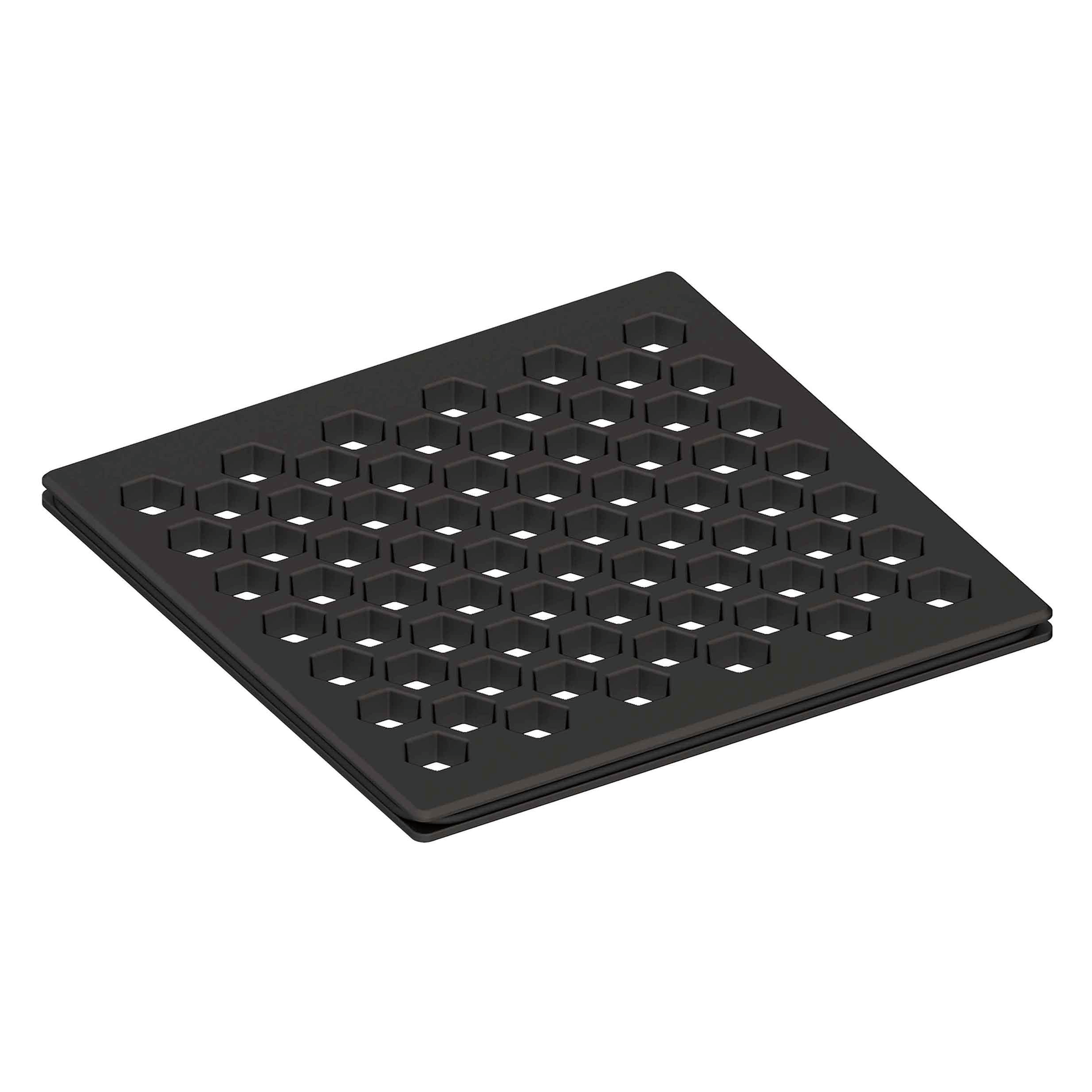 Newport Brass 4 inch Square Hex Design Shower Drain