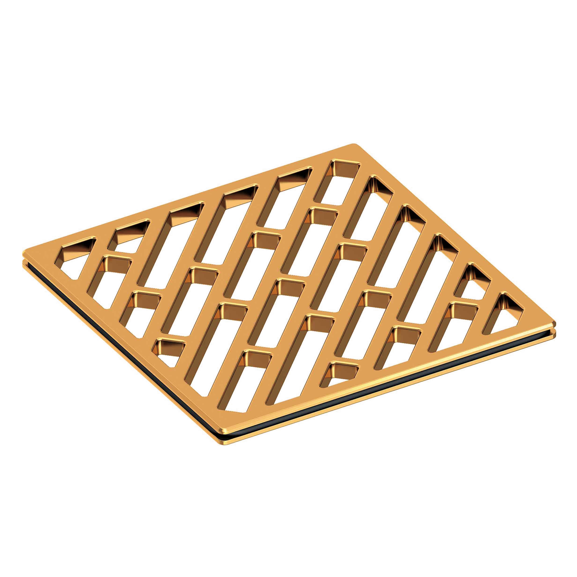 Newport Brass 4 inch Square Open Design Shower Drain