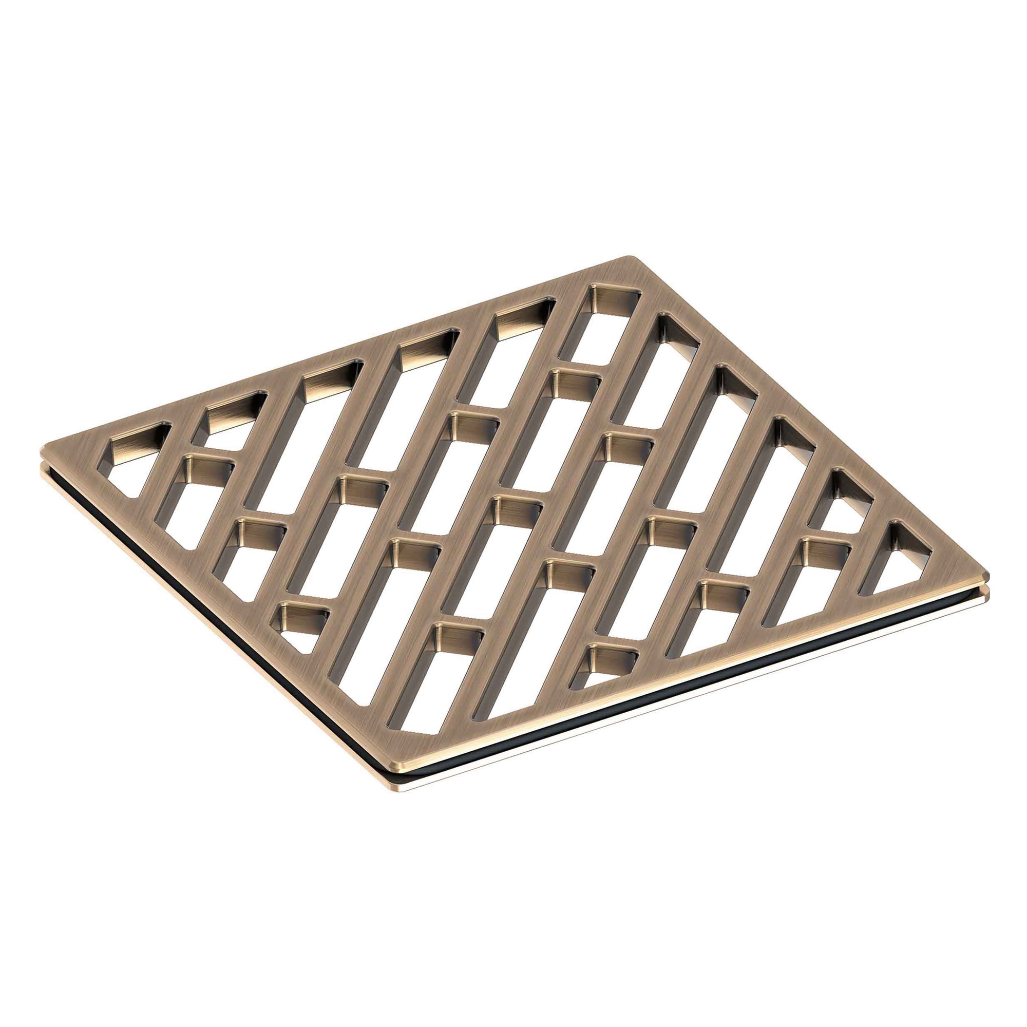 Newport Brass 4 inch Square Open Design Shower Drain