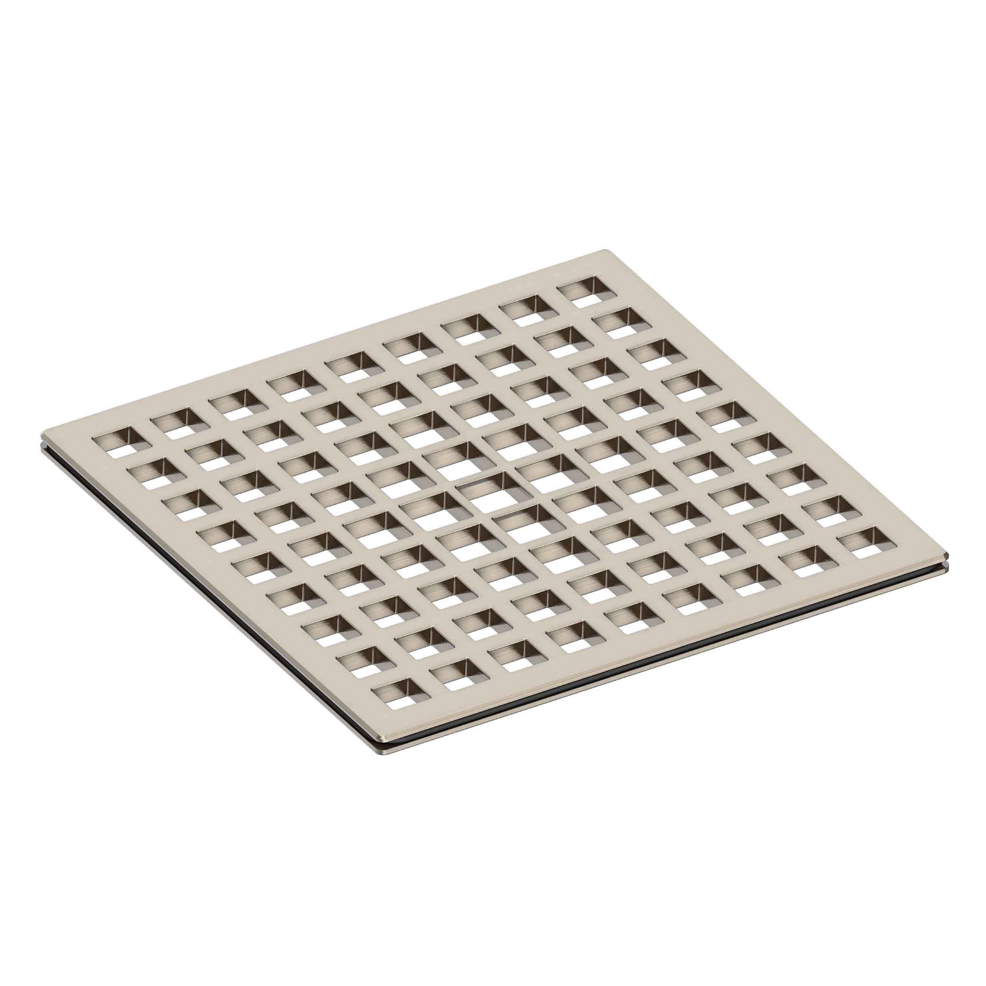 Newport Brass 6 inch Square Grid Design Shower Drain