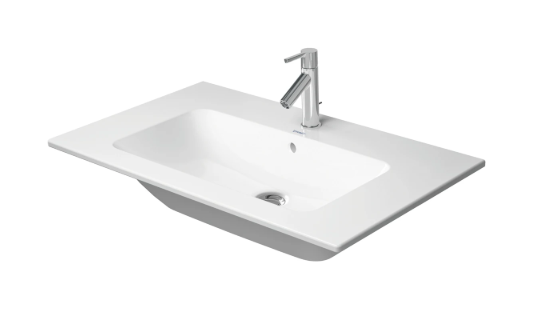 Duravit ME by Starck 32-5/8" Rectangular Wall Mounted Bathroom Sink - White