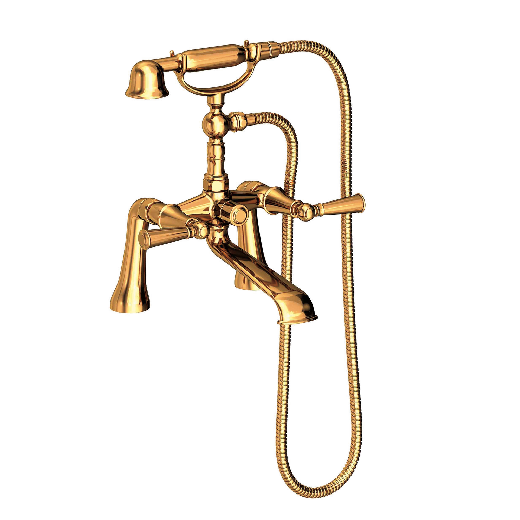 Newport Brass Aylesbury Deck Mounted Tub Filler with Hand Shower