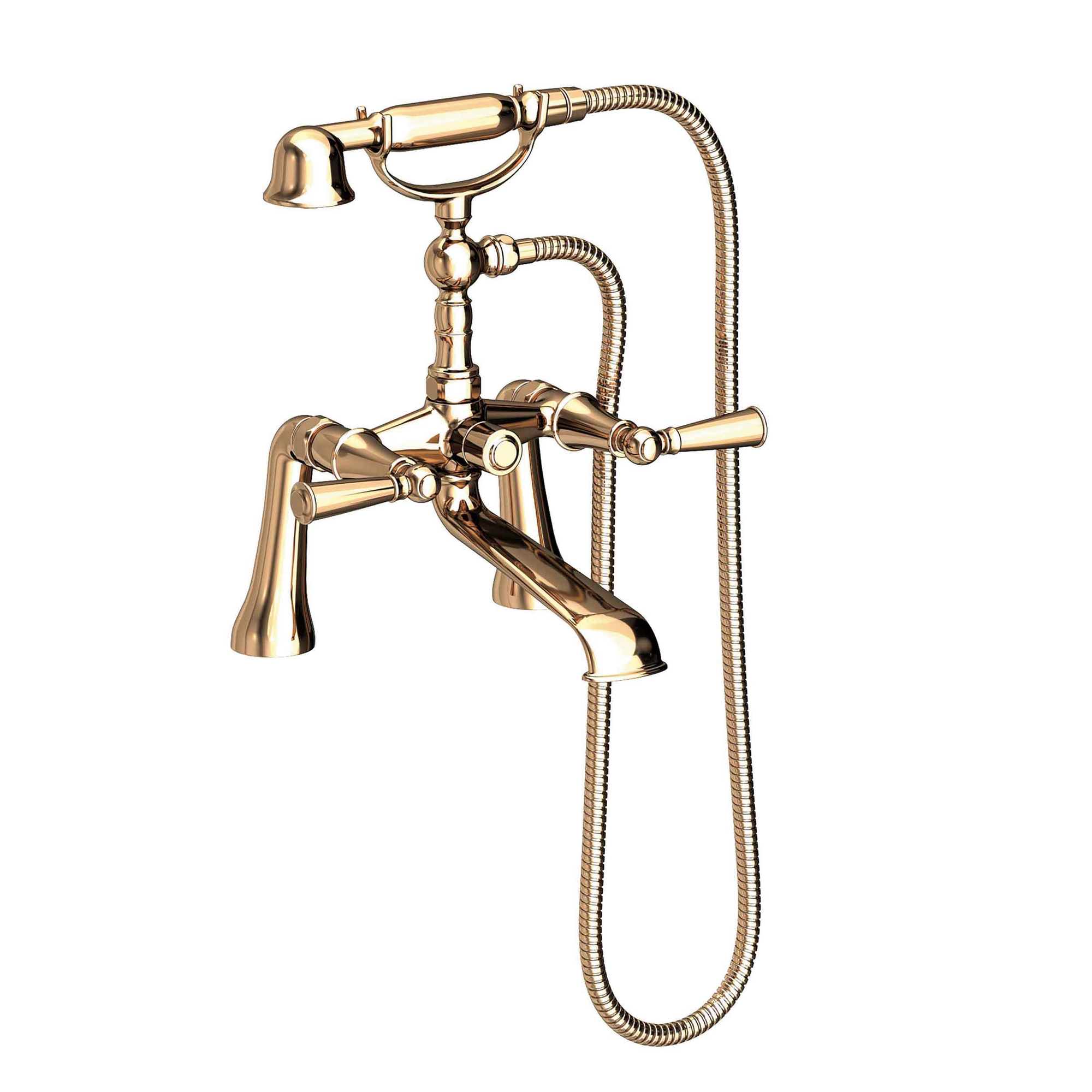 Newport Brass Aylesbury Deck Mounted Tub Filler with Hand Shower