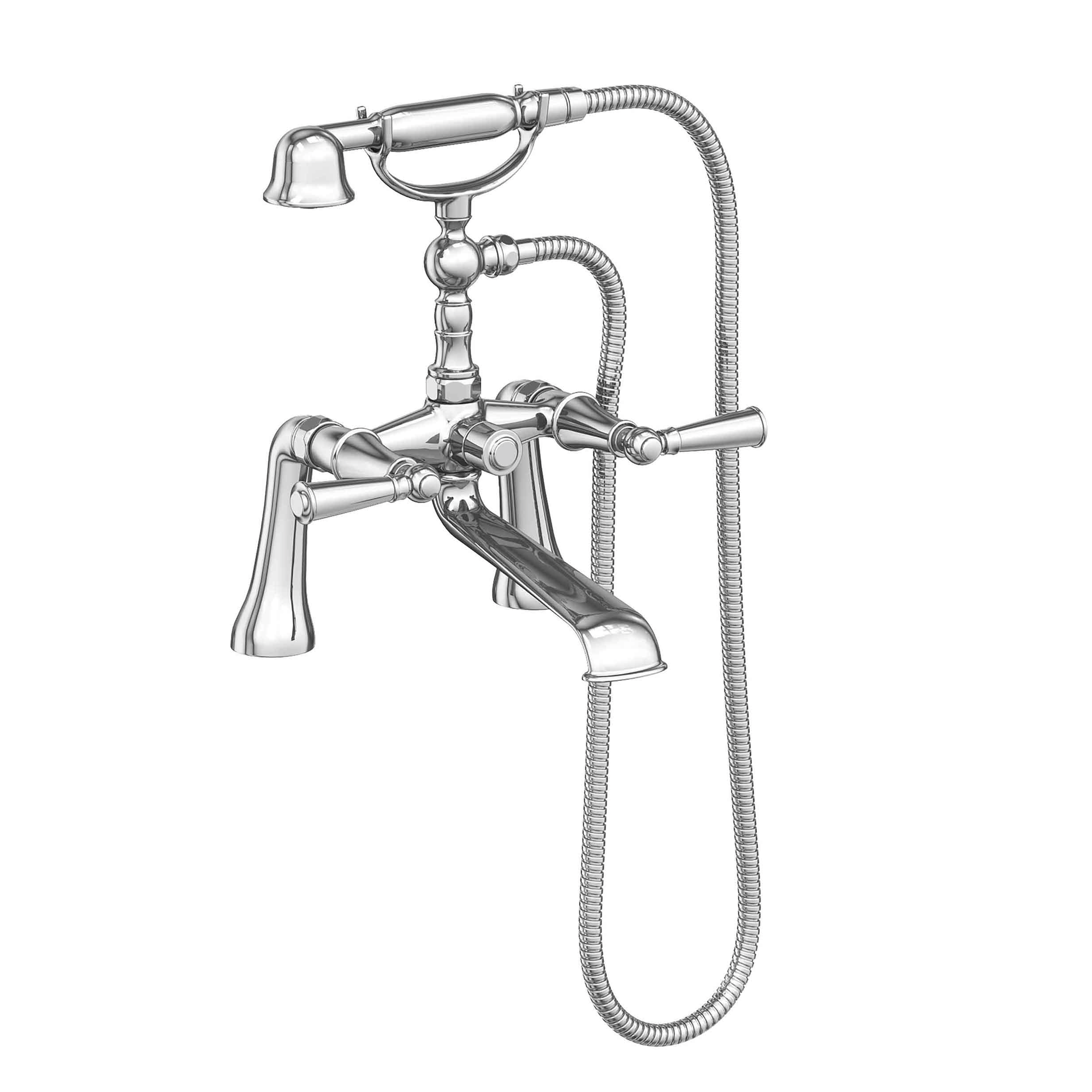 Newport Brass Aylesbury Deck Mounted Tub Filler with Hand Shower