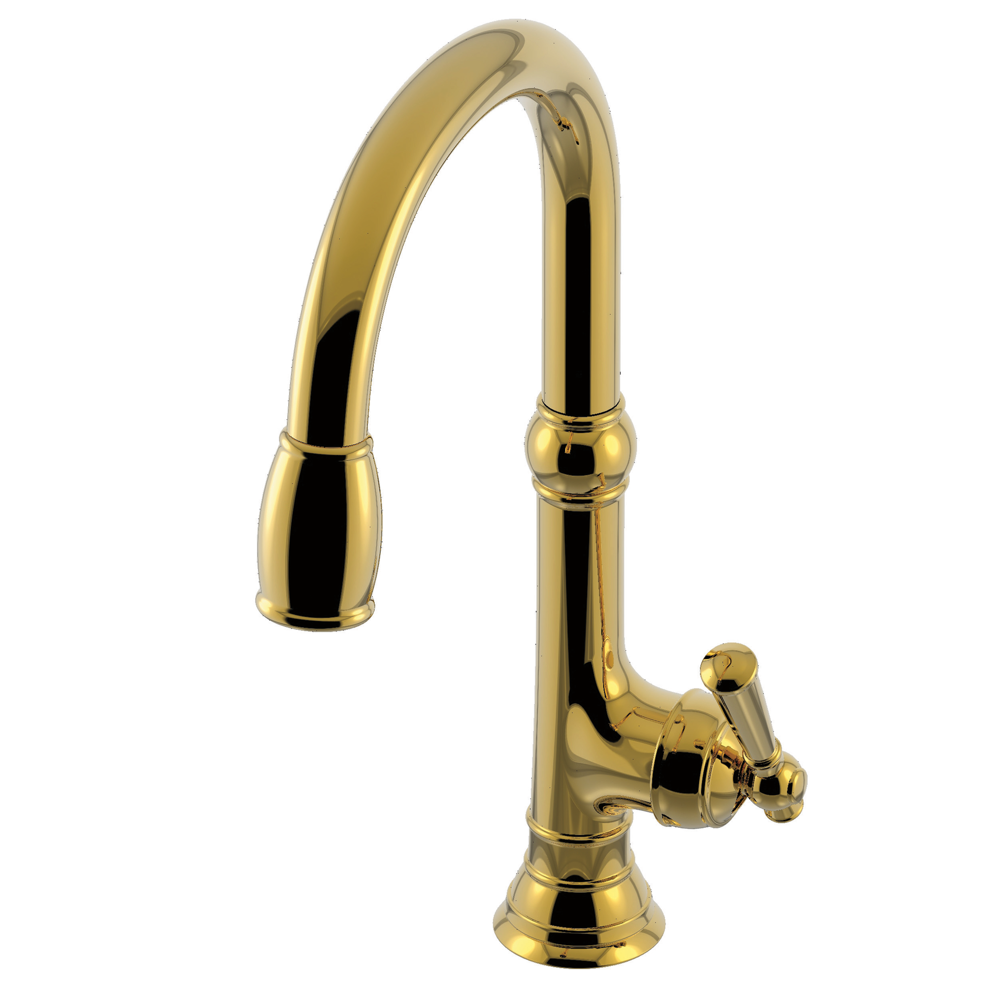 Newport Brass Jacobean 1.8 GPM Single Hole Pull Down Kitchen Faucet