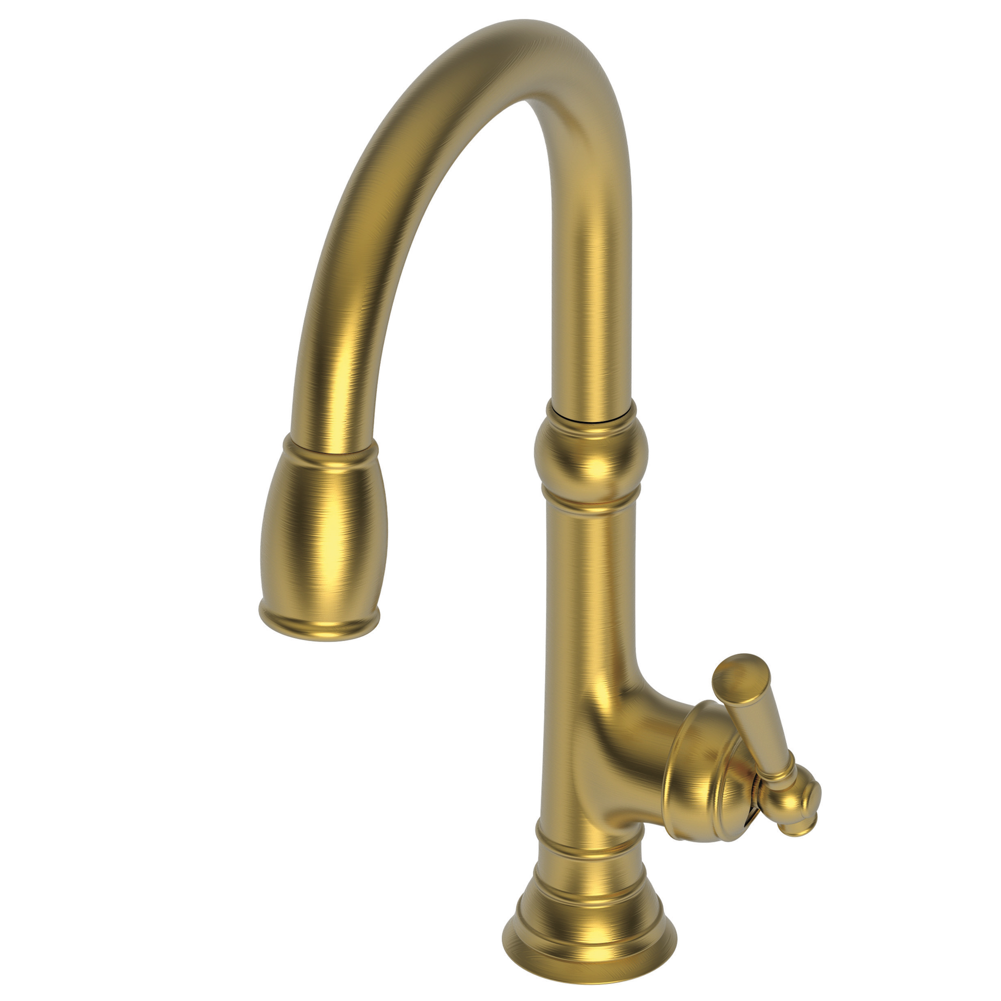 Newport Brass Jacobean 1.8 GPM Single Hole Pull Down Kitchen Faucet