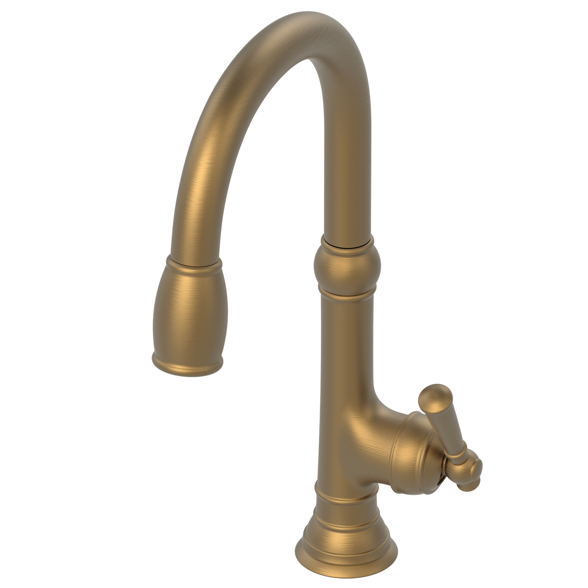 Newport Brass Jacobean 1.8 GPM Single Hole Pull Down Kitchen Faucet