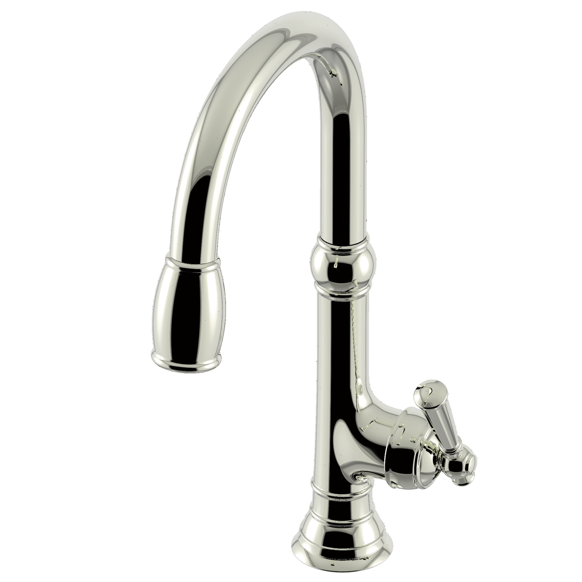 Newport Brass Jacobean 1.8 GPM Single Hole Pull Down Kitchen Faucet