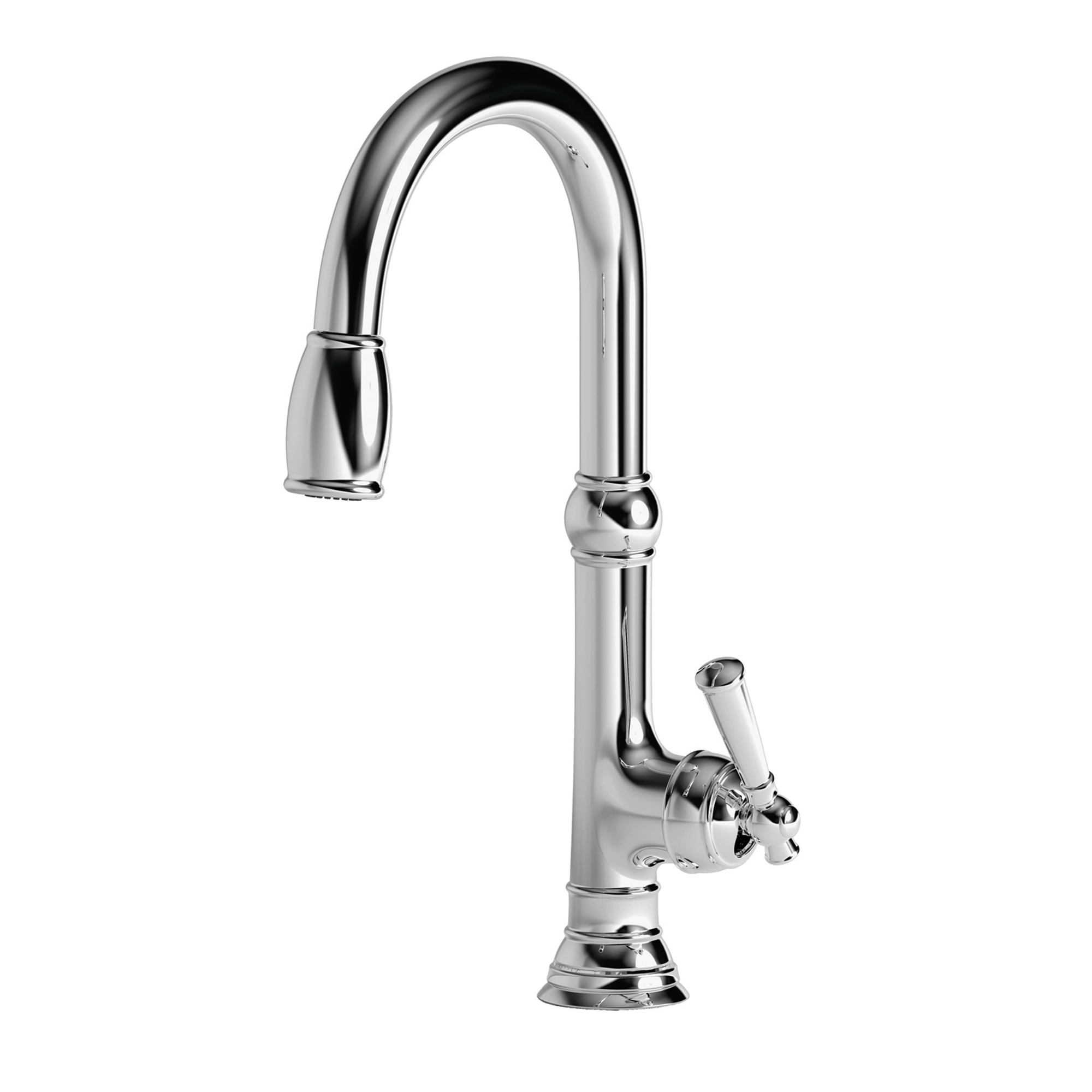Newport Brass Jacobean 1.8 GPM Single Hole Pull Down Kitchen Faucet