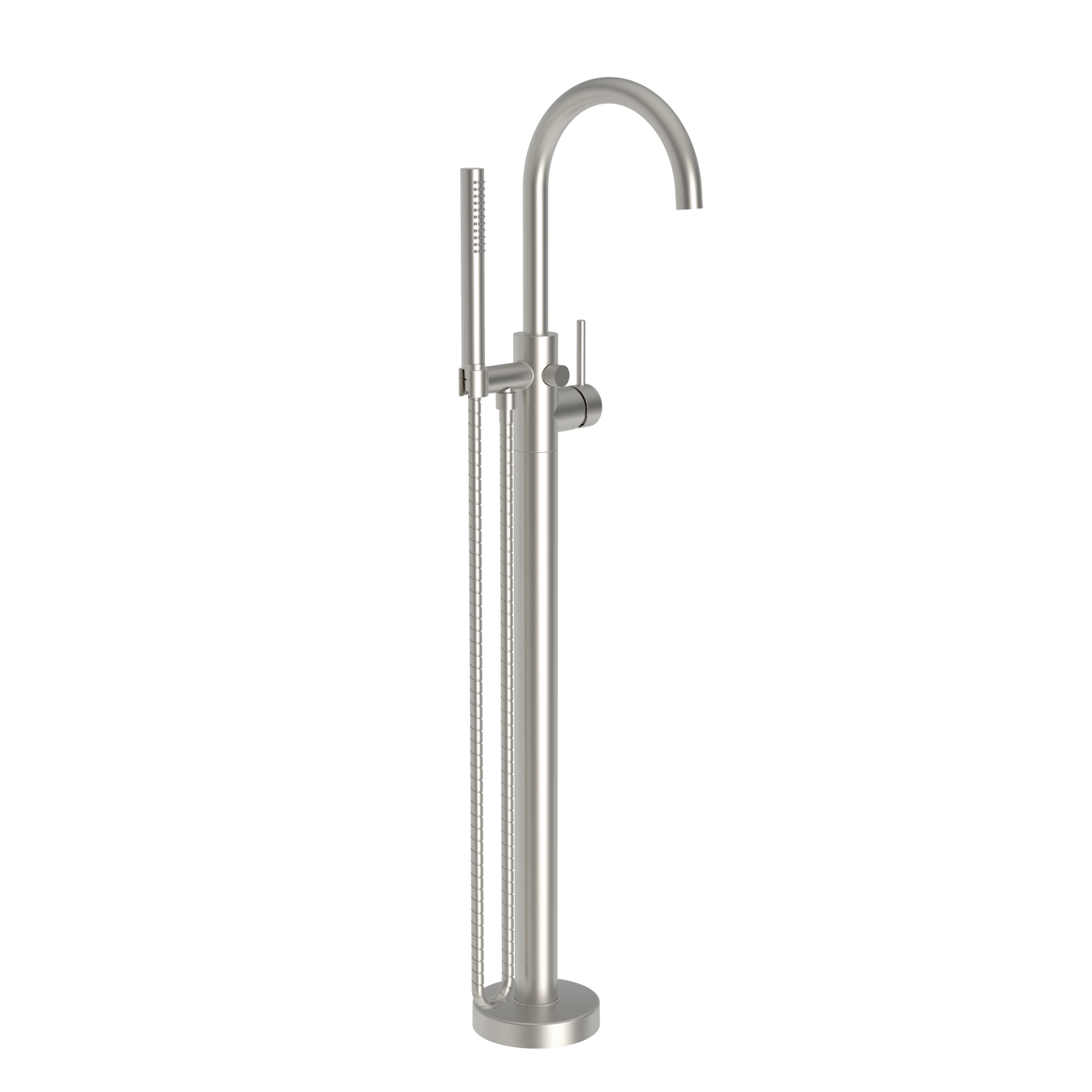 Newport Brass Priya Floor Mounted Tub Filler with Diverter and Hand Shower