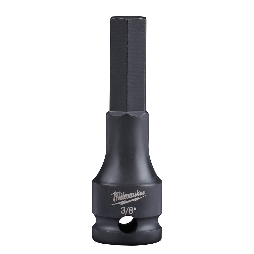 Milwaukee 49-66-5152 Shockwave Lineman's 3/8 in. Drive 3/8 in. Hex Bit Socket
