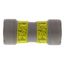 Viega 1/2" press coupling in carbon steel with zinc-nickel coating and yellow grip sleeves.
