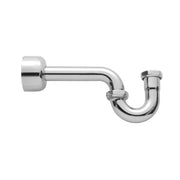Jaclo 1 1/4" P Trap with Round Box Escutcheon in Satin Brass - 251-SB