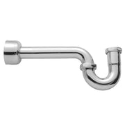 Jaclo 1 1/4" Extra Long P Trap with Round Box Escutcheon in Polished Nickel (PN) - 251XXL-PN