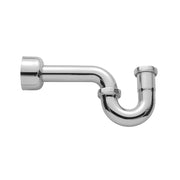 Jaclo 1 1/2" P Trap with Round Box Escutcheon in Polished Nickel (PN) - 253-PN