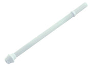 White PEX faucet supply riser with compression sleeves at both ends, approximately 30 inches long.