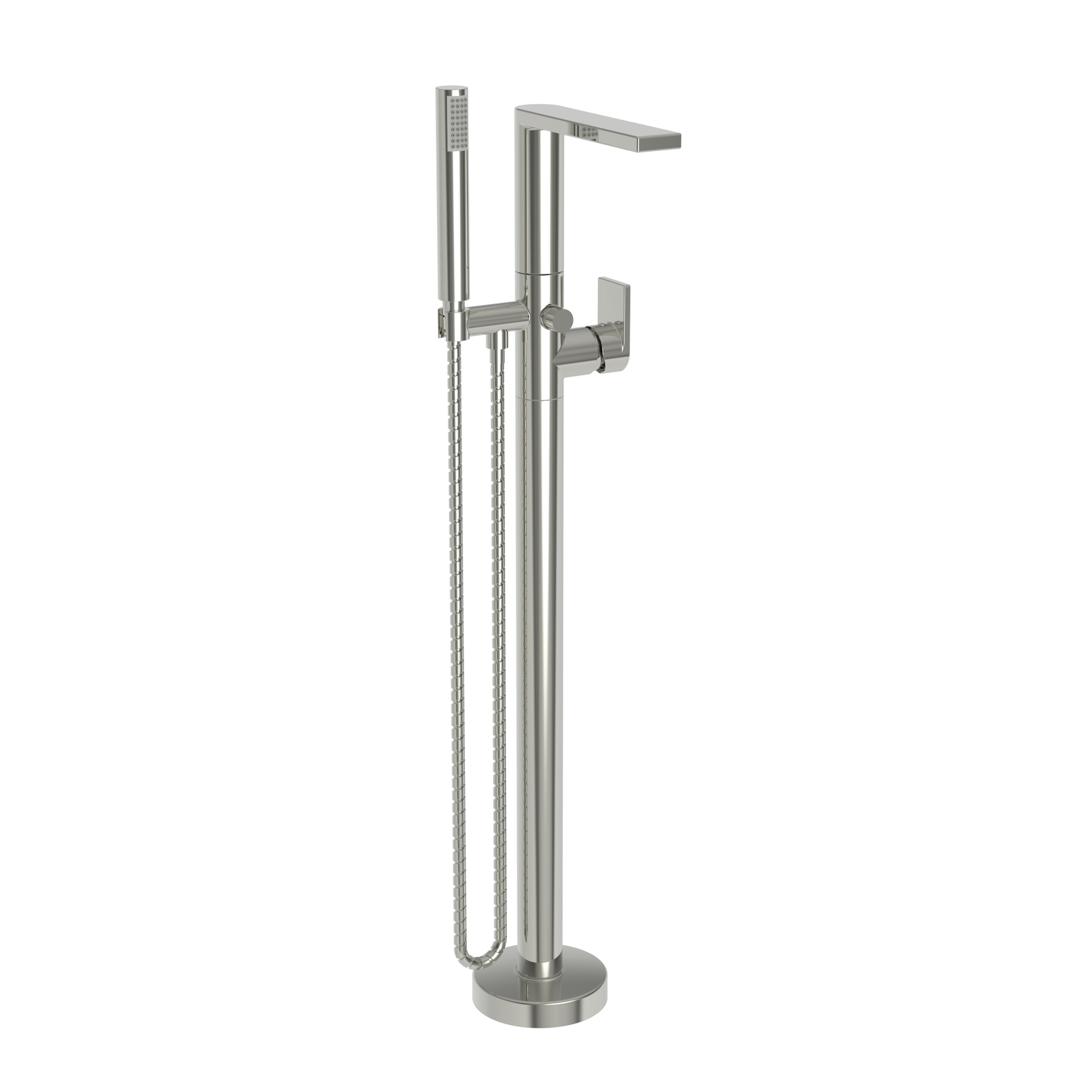 Newport Brass Skylar Floor Mounted Tub Filler with Diverter and Hand Shower