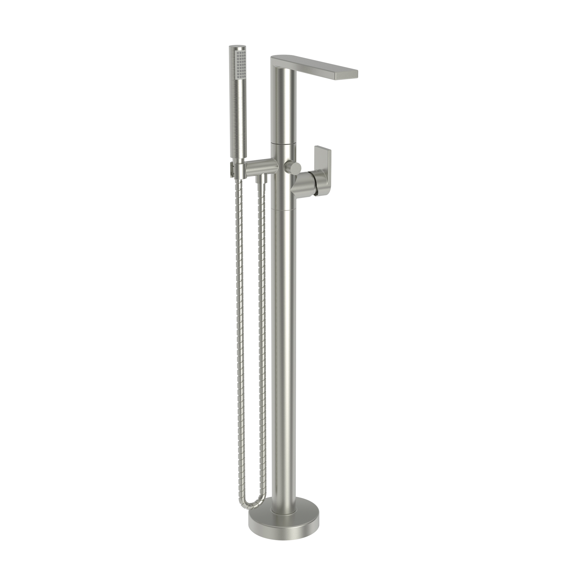 Newport Brass Skylar Floor Mounted Tub Filler with Diverter and Hand Shower