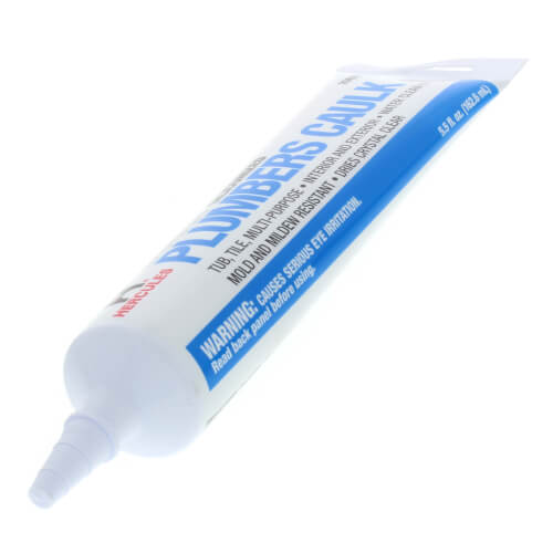 Oatey Hercules 5.5oz Plumbers Caulk Sealant in Clear - 25620 - 5 Pack