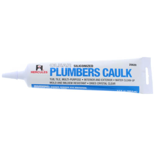 Oatey Hercules 5.5oz Plumbers Caulk Sealant in Clear - 25620 - 5 Pack