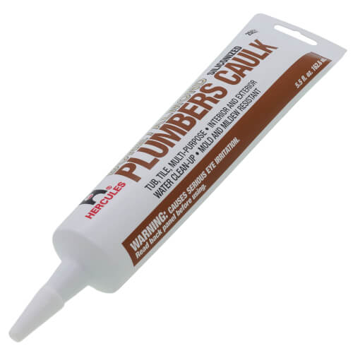 Oatey Hercules 5.5oz Plumbers Caulk Sealant in Bone/Almond - 25631 - 2 Pack