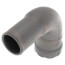Viega MegaPress 90-degree street elbow fitting in gray zinc-nickel coated carbon steel.