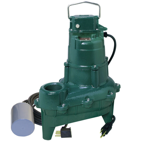Zoeller Pumps BN264 4/10 HP Sewage Pump with 15" Cord and Switch
