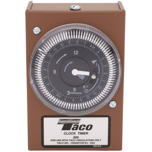 Taco 265-1 24 Hour Analog Timer Assembly