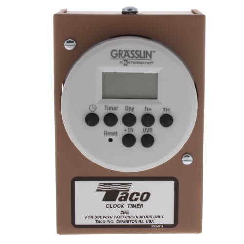Taco 265-3 24 Hour Digital Timer Assembly