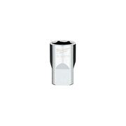 Milwaukee 1/2 in. drive 17mm metric 6-point socket with flat sides and model number 45-34-9118.