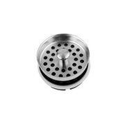 Jaclo Disposal Strainer with Stopper in Unlacquered Brass - 2818-ULB