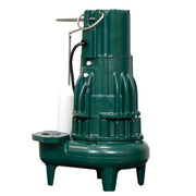 Zoeller Pumps M282 0.5 HP Sewage Pump with 10 Foot Cord