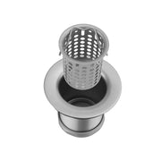 Jaclo Deep Cup Bar Sink Strainer in Satin Brass - 2826-SB