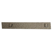 Elkay Bracket - Trim Strip EZ TLR (L) in brushed metal with two mounting slots on textured surface.