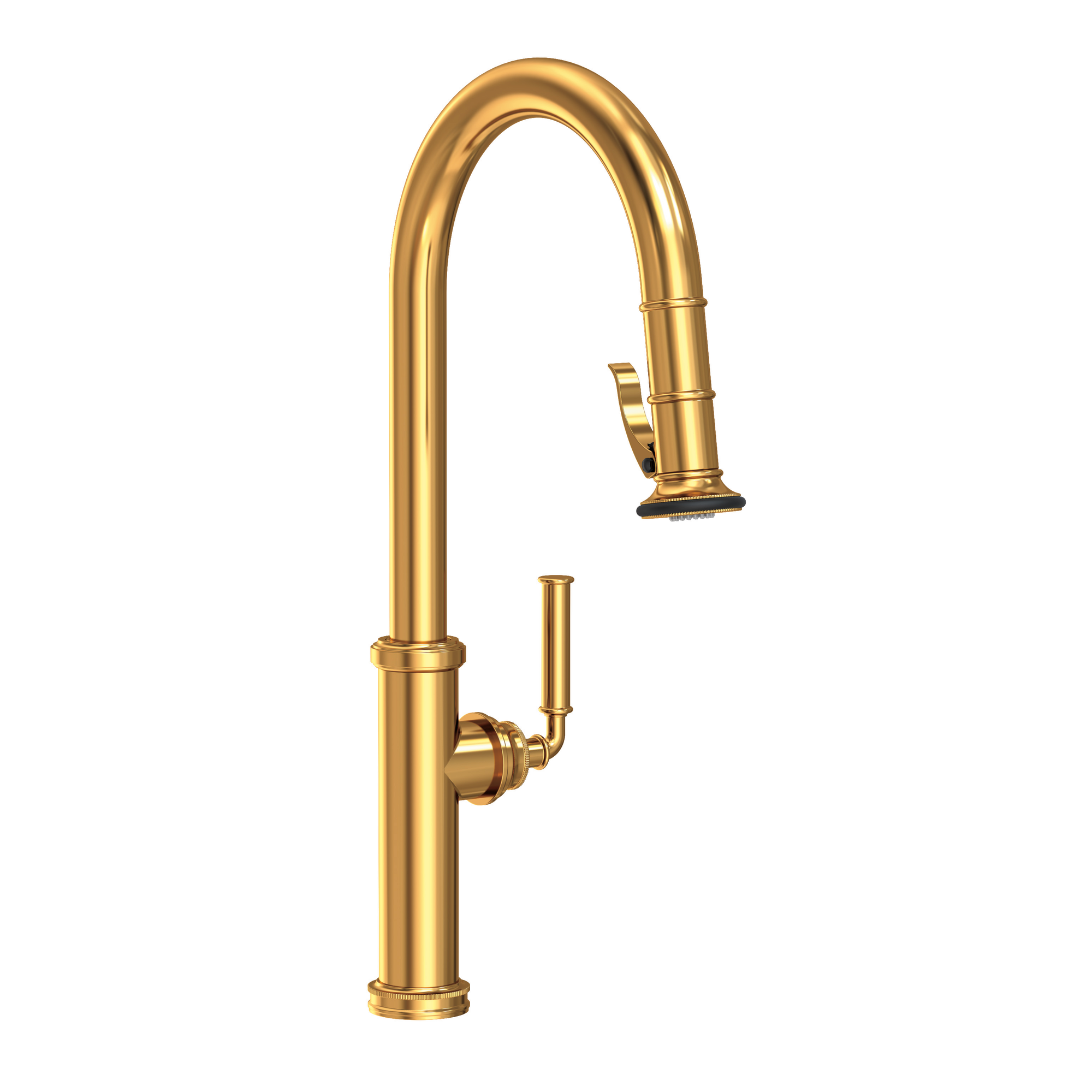 Newport Brass Taft 1.8 GPM Single Hole Pull Down Kitchen Faucet with Trigger Spray
