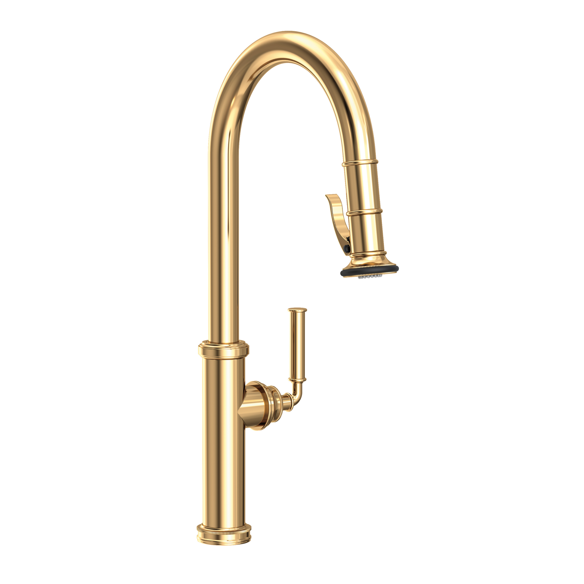 Newport Brass Taft 1.8 GPM Single Hole Pull Down Kitchen Faucet with Trigger Spray