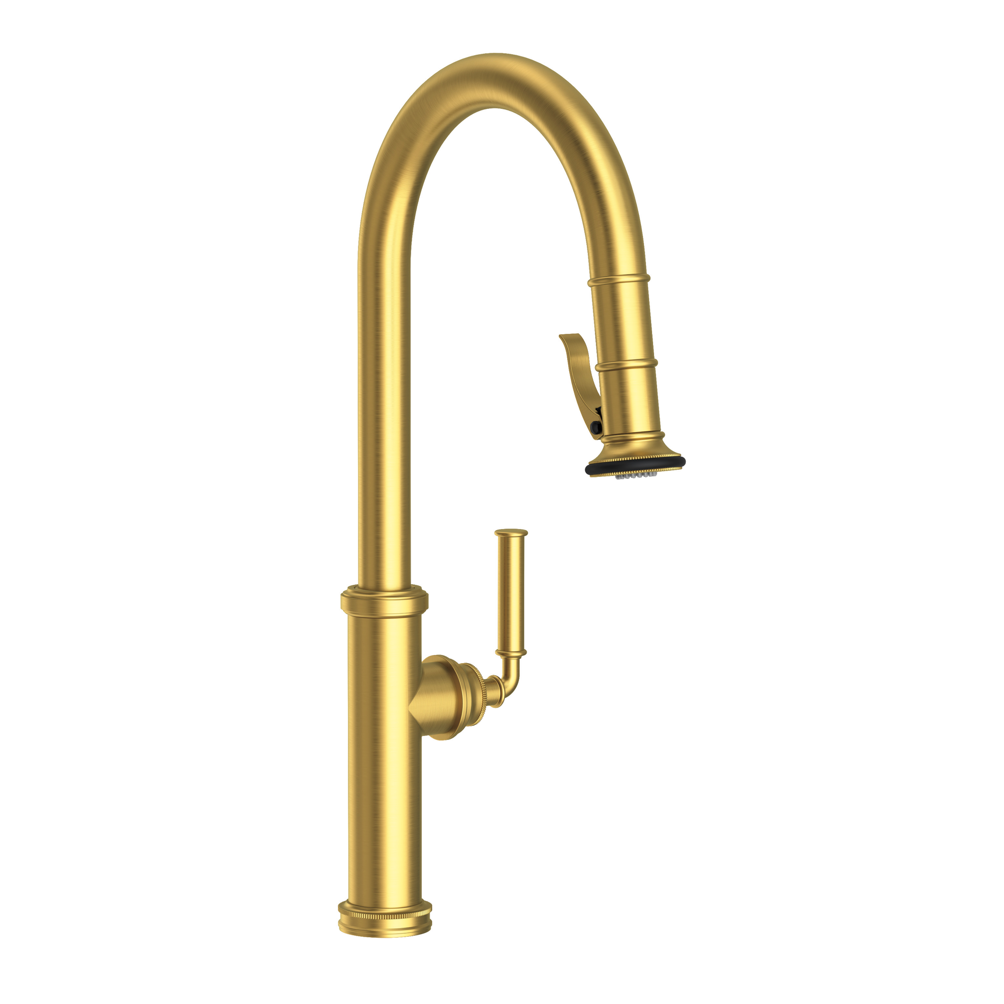 Newport Brass Taft 1.8 GPM Single Hole Pull Down Kitchen Faucet with Trigger Spray
